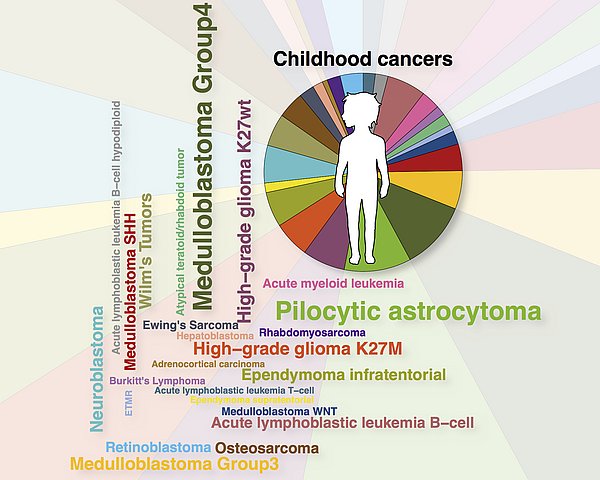 Grafik Diversity of childhood cancer